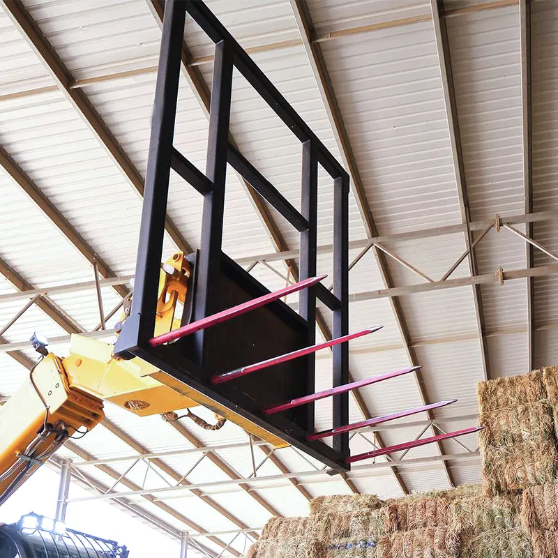 Skid Steer Loader Hay Spear