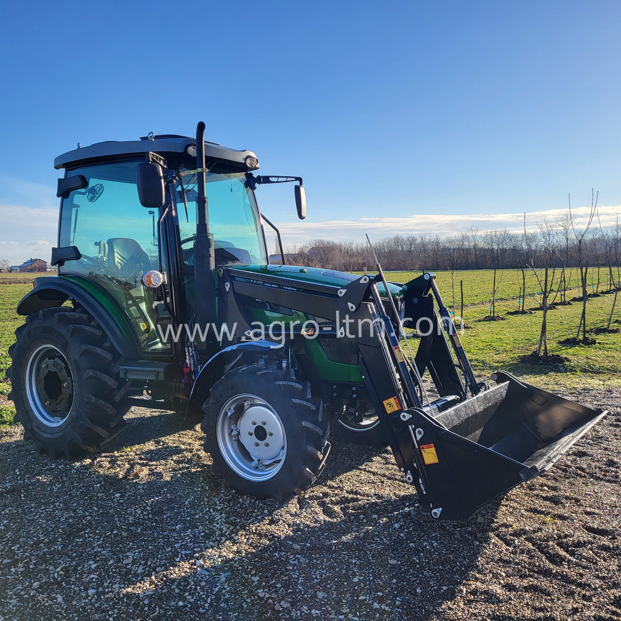 Mechanized Tool for Corn Planting in Chile: LTM 75 Horsepower Tractor Helps Efficient Production